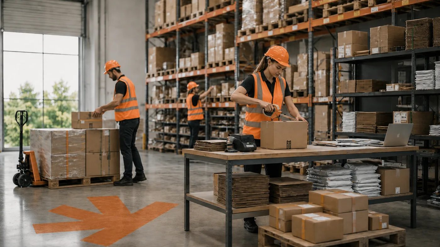 Fulfillment pro e-shopy — vychystávání a balení objednávek
